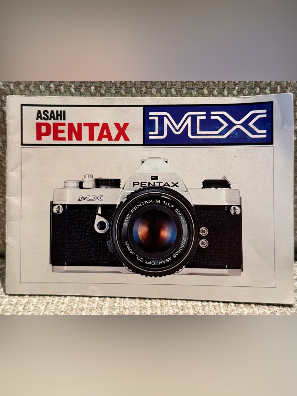 Asahi Pentax MX Instructions Manual
